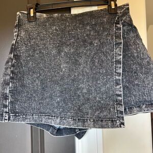 🔘 Flying Tomato Acid Wash Jean Skirt 🔘